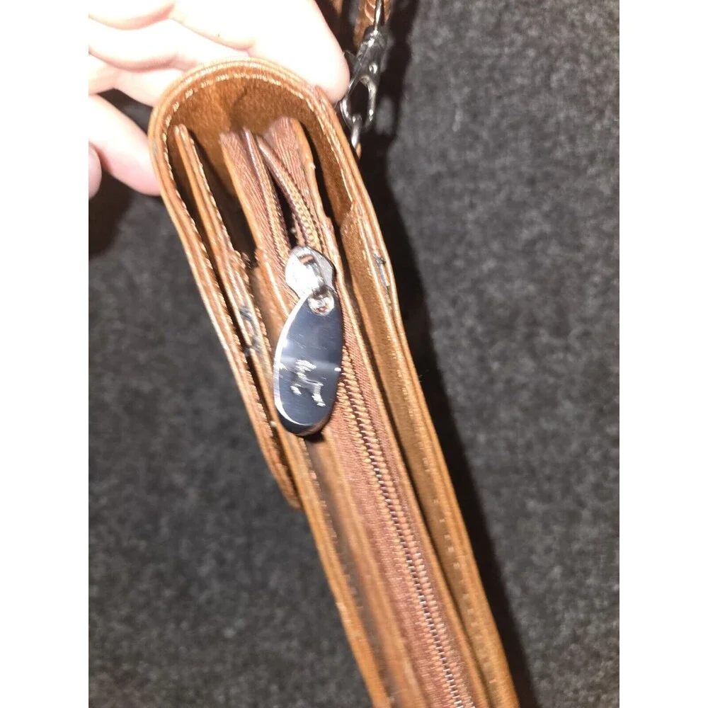 Ashwood Heritage -Small Body Shoulder Bag- Genuine Leather - Brown - Picture 3 of 9